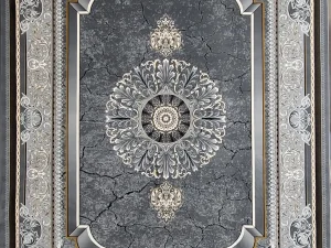 فرش -3*4-700-2550----دودی-کویر---عروس طلایی